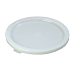 Carlisle® Round Food Storage Container Lid, White, 12.75" - 1202 WHITE