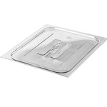 Cambro® Camwear® Food Pan Cover w/ Handle, Clear, 1/2 Size - 20CWCH135