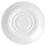 Steelite® Simplicity Double Well Saucer, White, 5.75" (3DZ) - 11010158