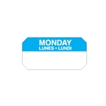 Ecolab® SuperRemovable Day Labels, Monday, 2" x 1" - 92682026