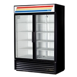 True® Glass Door Merchandiser Freezers, Black, 2 Door - GDM-49F-HC-TSL01(BLK)