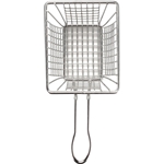 American Metalcraft® Stainless Steel Mini Fry Basket, Rectangle, 4" x 3" x 3" - FRYT433
