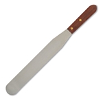 Browne® Icing Spatula, Stainless Steel and Wood, 10" - 573830