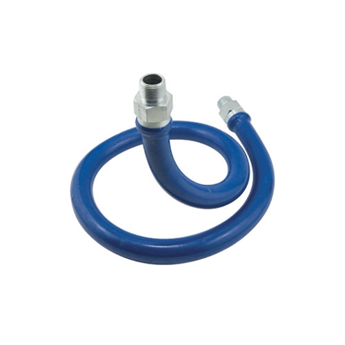 Dormont® Stationary Gas Hose, Blue, 1/2" x 48" - 1650BP48