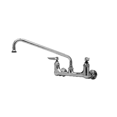 T&S® Splash Mount Faucet, 12" Swing Nozzle - B-0231-CC