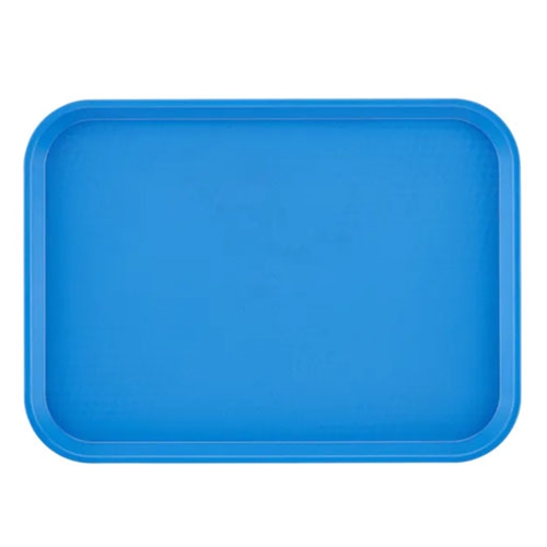 Cambro® Rectangular Fast Food Tray, Blue, 12" x 16" - 1216FF168
