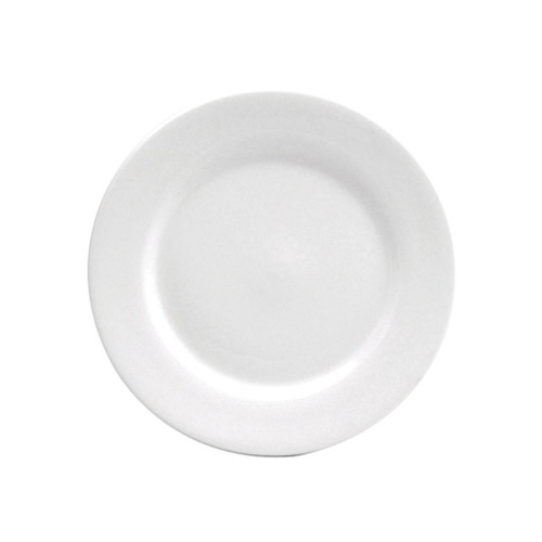 Oneida® Bright White™ Rolled-Edge Plate, White, 8" (3DZ) - F8010000132