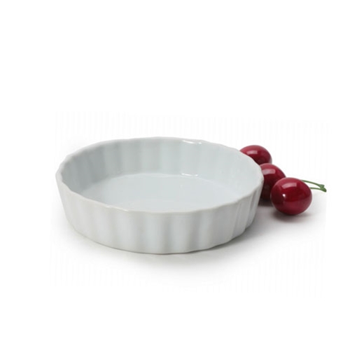 Danesco® Quiche Dish, White BIA, 5" - 900075PC