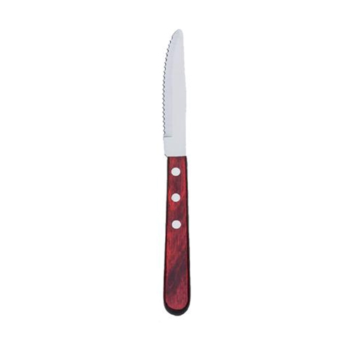 Browne® Serrated Steak Knife w/ Pakkawood Handle, 9" ( 12/PK) - 574338