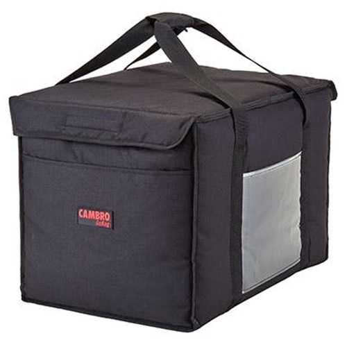 Cambro® GoBag™ Folding Delivery Bag, Black, Large, 21" x 14" x 14" - GBD211414110