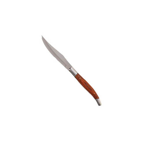 Oneida® Steak Knife w/ Rustic Wooden Handle, 9.25" - B907KSSZ
