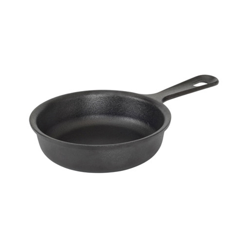 Browne® Thermalloy® Round Seasoned Cast Iron Skillet, 6" - 573726