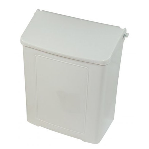 Globe Commercial Products® Wall-Mountable Plastic Sanitary Napkin Disposal / Receptacle - 3014