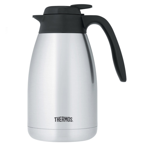 Thermos® Push Button Stainless Steel Vacuum Carafe, 50 oz (1.5L) - FN370