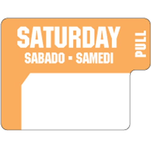 Ecolab® DuraLabel Day Sticker, Saturday - 90060095
