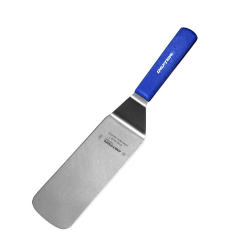 Dexter-Russell® Sani-Safe® Cool Blue™ (19693H) Grill Turner, 8" X 3", Solid - S286-8H-PCP