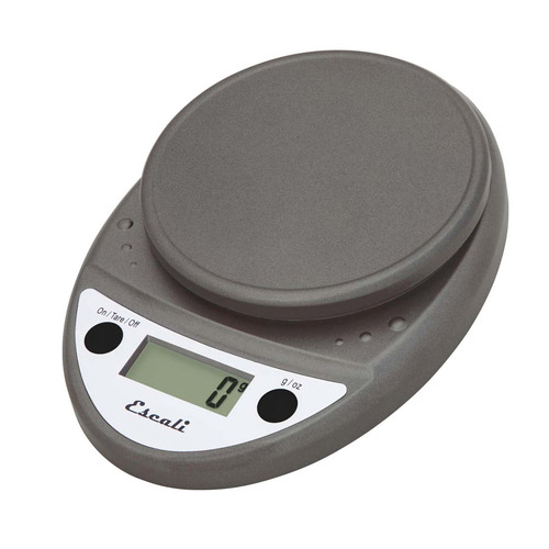 San Jamar® Round Escali Digital Scale,  Metallic, 11 lb x 0.1 oz - SCDG11M