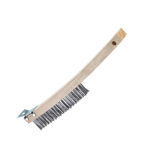 Browne® Brush w/ Scraper, 14" L - 574260