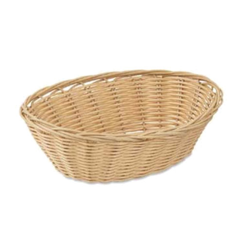 Browne® Oval Basket, Tan, 9" X 7" X 3" - 575443