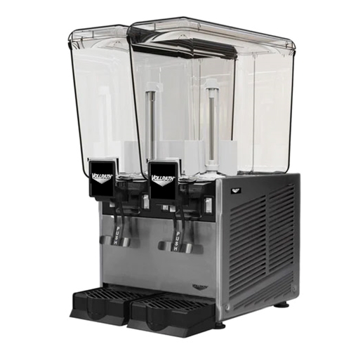 Vollrath® Double Refrigerated Pre-Mix Beverage Dispenser, (2) 5.28 gal Bowls - VBBE2-37-S