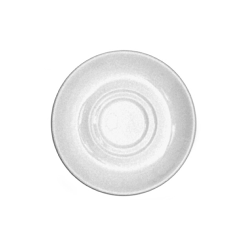 Continental® Polaris Plain White Double Well Saucer, 6" - 51CCPWD007