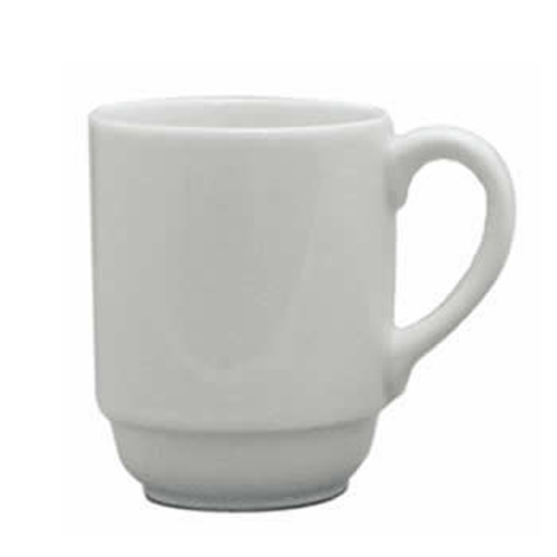 Continental® Polaris Plain White Stacking Mug, 10 oz - 50CCPWD043