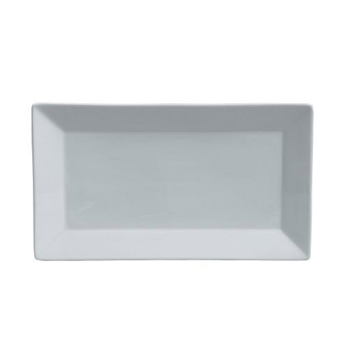 Steelite® Varick Cafe Porcelain Rectangular Tray, White, 14" x 7" - 6900E553