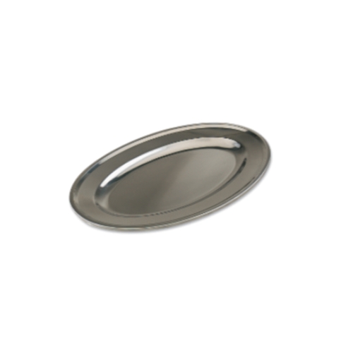 Browne® Stainless Steel Oval Platter, 16.3" x 10.7" - 574183