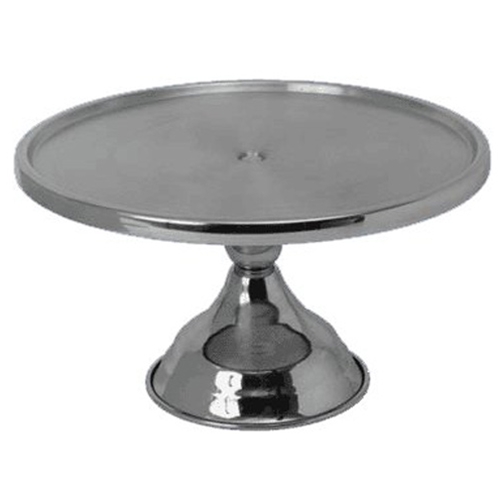 Browne® Stainless Steel Cake Stand, 12" Dia, 7"H - 57125Browne® Stainless Steel Cake Stand, 12" Dia, 7"H - 57125