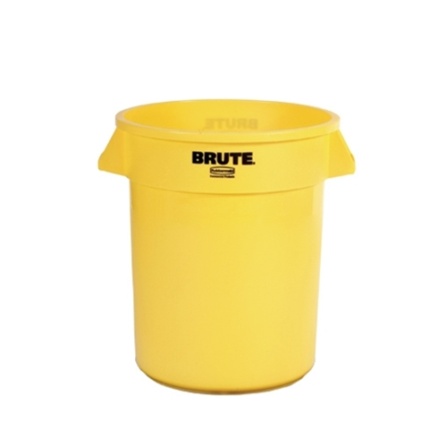 Rubbermaid® BRUTE Container 20 Gal, Yellow - FG262000YEL