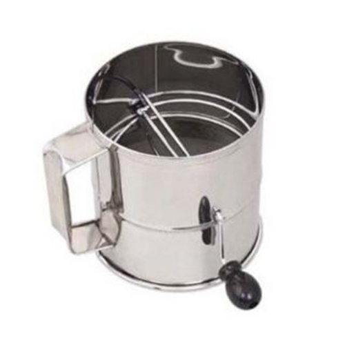 Browne® Stainless Steel Rotary Flour Sifter, 8 Cup - 1260