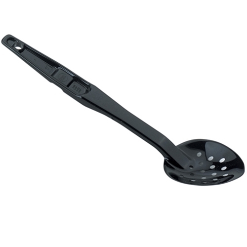 Cambro® Camwear™ Perforated Deli Serving Spoon, Black, 13" - SPOP13CW110
