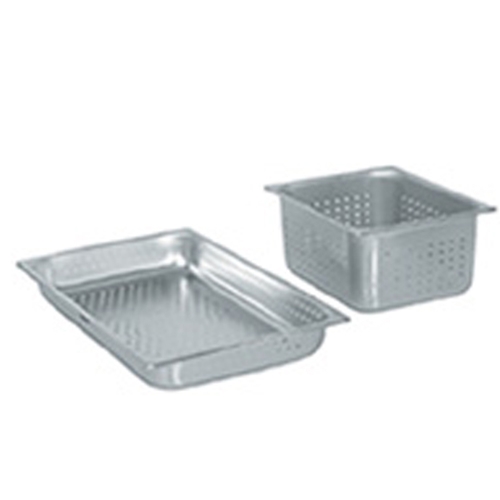 Browne® Stainless Steel Perforated Steam Table Pan, 1/2 Size, 4" Deep - 5781214
