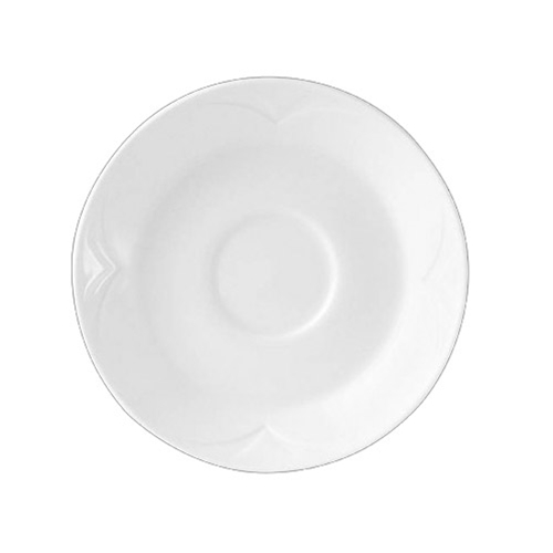 Steelite® Bianco Single Well Saucer, White, 6" (3DZ) - 9102C418