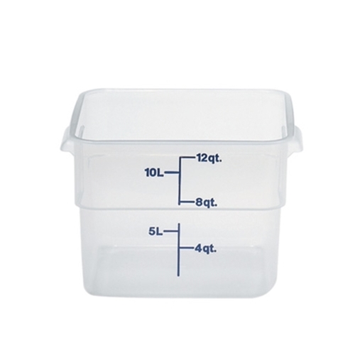Cambro® CamSquare® Poly Container, White, 12 qt - 12SFSP148