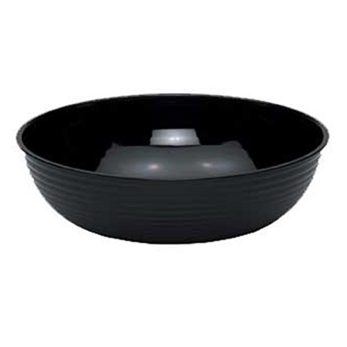 Cambro® Camwear® Round Ribbed Bowl, Black, 15" - RSB15CW110