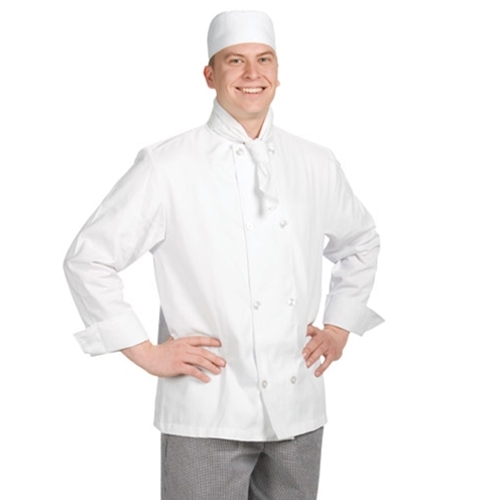 Chef Revival® Chef Coat, White, Large - J049-L