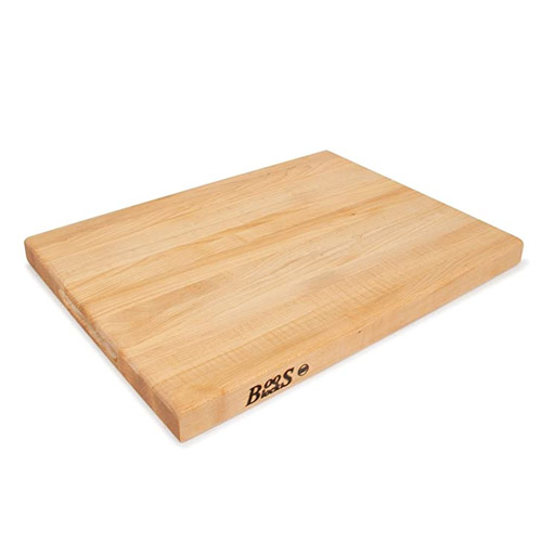 John Boos® Reversible Maple Edge-Grain Cutting Board, 20" W x 15" D x 1-1/2" - R03