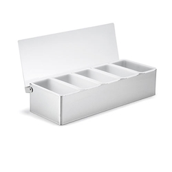 Tablecraft® Condiment Holder, 5 Compartment - 1605