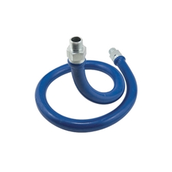 Dormont® Stationary Gas Hose, Blue, 1/2" x 48" - 1650BP48