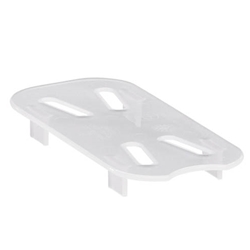 Cambro® Drain Shelf, Translucent, 1/9 Size - 90PPD190