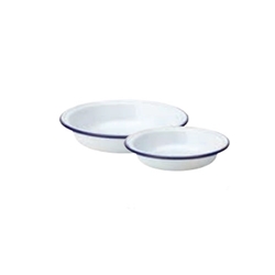 Tableware Solutions® Eagle Enamel Pie Plate, 7.25" (6/CS) - F50010