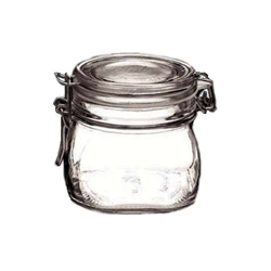Steelite® Glass Jar w/ Swing Top Lid, 19 oz - 4949Q457