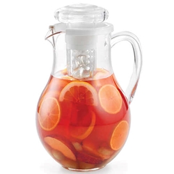 Tablecraft® Center Ice Core Pitcher, Clear, 0.5 gal - 319