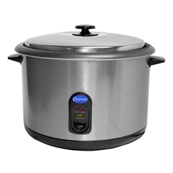 Chefmate® Stainless Steel by Globe Rice Cooker/Warmer, 25 Cup - RC1
