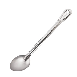 Browne® Conventional Solid Serving Spoon, Stainless Steel, 15" - 572151