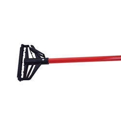 Globe® Quick Release Mop Handle, Metal, Red, 60" - 5122R-NEW