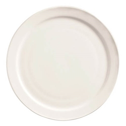 World Tableware® Porcelana™ Narrow Rim Plate, White, 9" (2DZ) - 840-425N-13