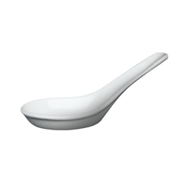 Cameo China® Chinese Soup Spoon, White, 5" - 210-08N