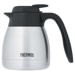 Thermos® Push Button Stainless Steel Vacuum Carafe, 20 oz (0.6 L) - FN369